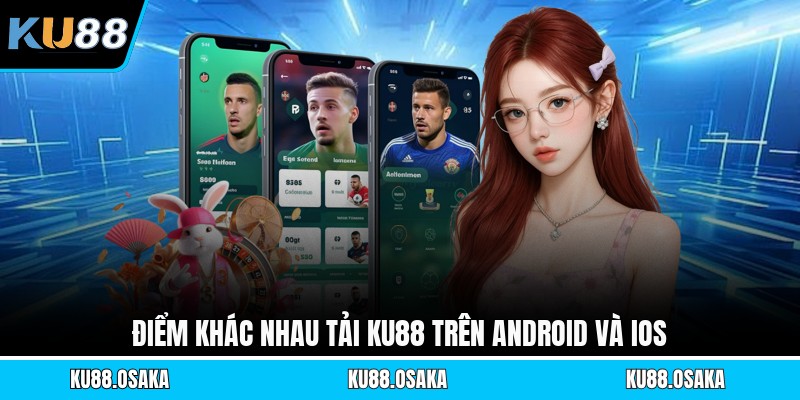 Điểm khác nhau tải KU88 trên Android và iOS
